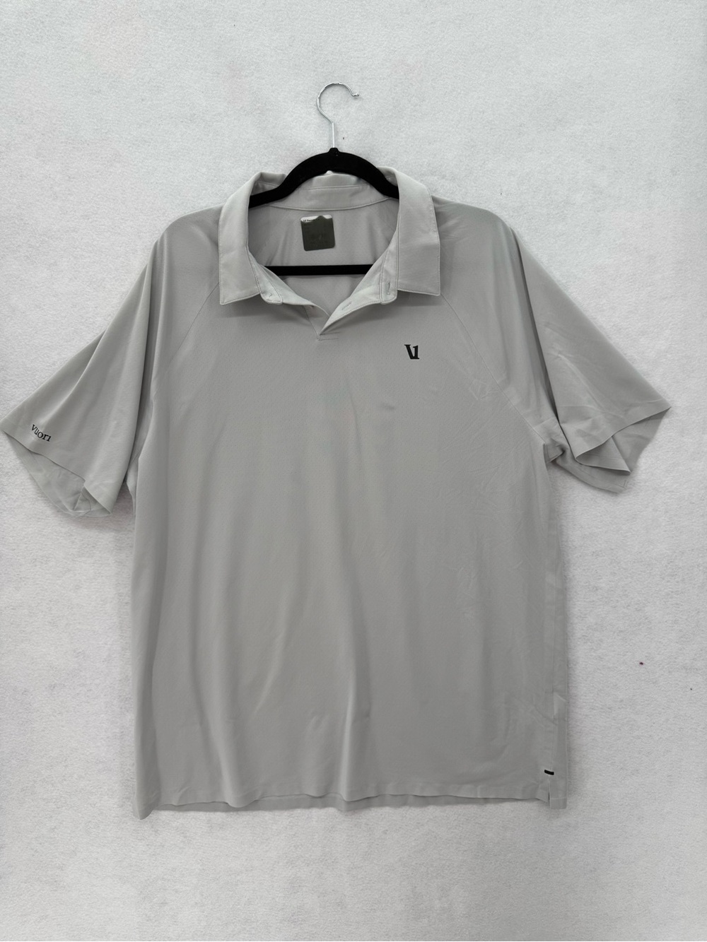 Vuori Men’s Short Sleeve Viewpoint Polo‎ V1062 Sky Grey Size X-Large